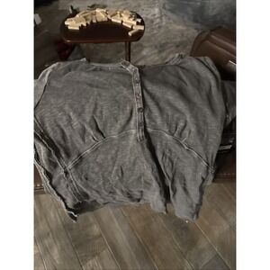 Lucky Brand Knit Henley Tee Size L